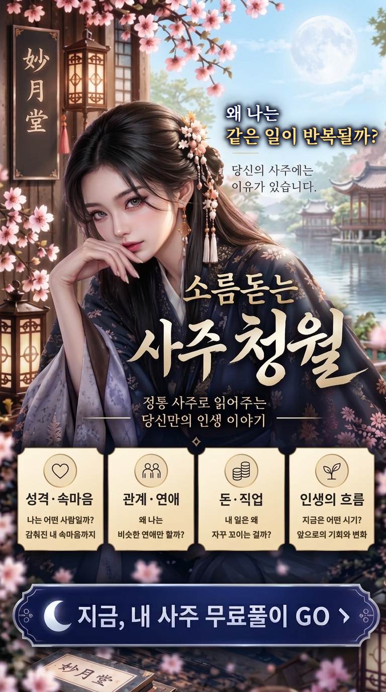 소름돋는 사주 청월